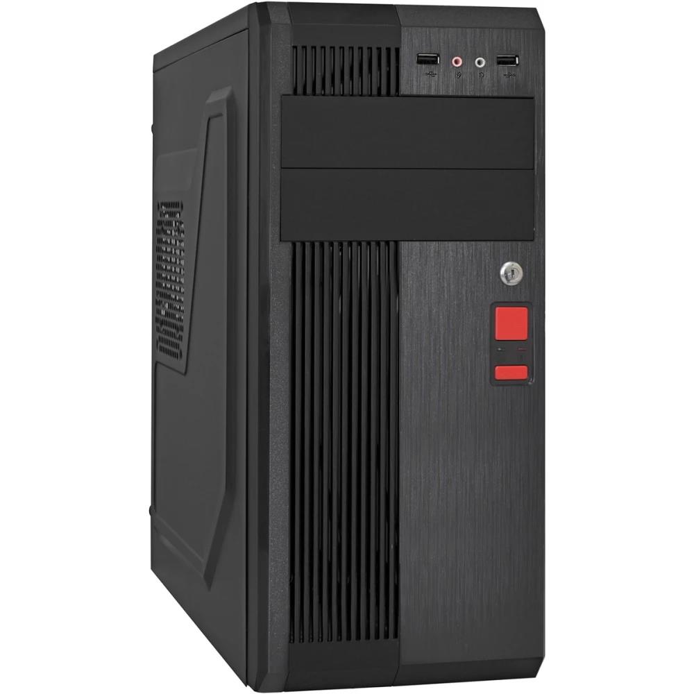 Изображение Корпус ExeGate UN-605B-UN600 (mATX, ATX, черный, 600 Вт)/(EX294577RUS)