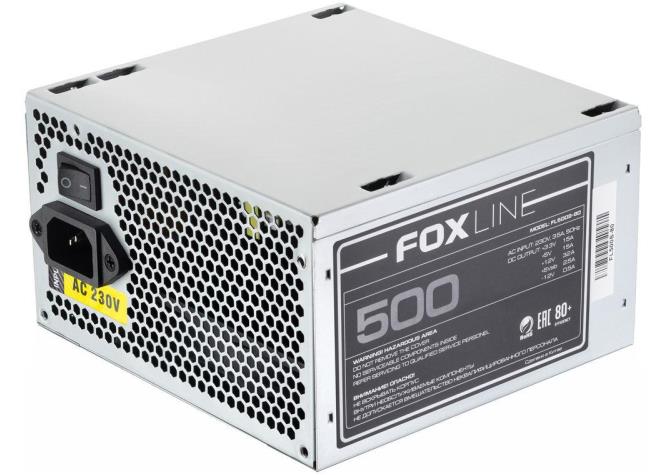 Изображение Блок питания Foxline FL500S-80 () (500 Вт )