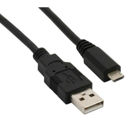 Изображение Кабель соединительный VS U018 USB 2.0 A Micro USB 2.0 B черный 1,8 м