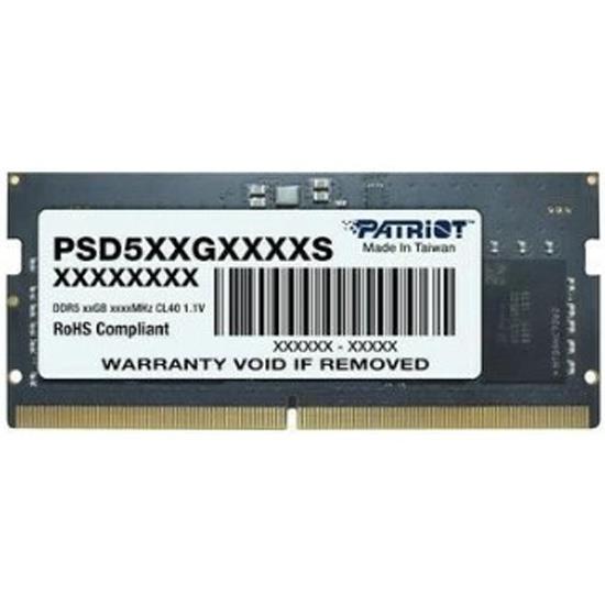 Изображение Оперативная память 8 GB DDR5 Patriot Signature (44800 Мб/с, 5600 МГц, CL46)