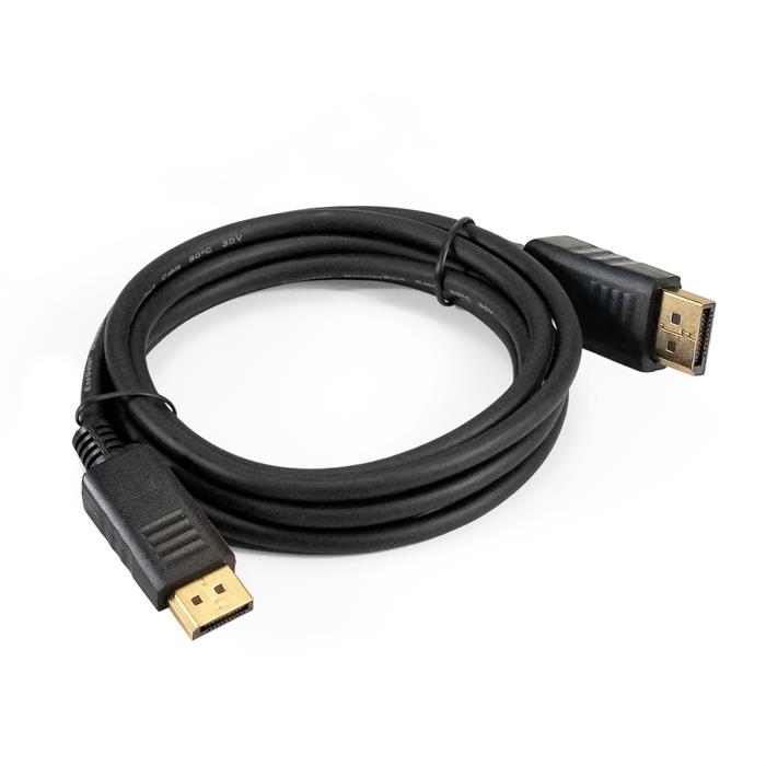 Изображение Кабель ExeGate EX-CC-DP-2.0 DisplayPort-DisplayPort (черный) (2 м)