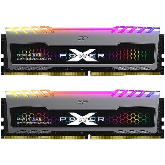 Изображение Оперативная память 2х8 GB DDR4 Silicon Power XPower Turbine RGB (25600 МБ/с, 3200 МГц, CL16)