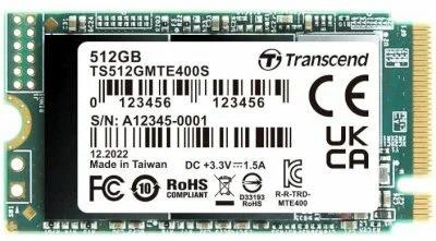 Изображение SSD диск Transcend MTE400S 512 Гб 2242 (TS512GMTE400S)