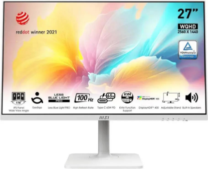 Изображение Монитор MSI MD272QXPW (27 "/2560x1440/TFT IPS)