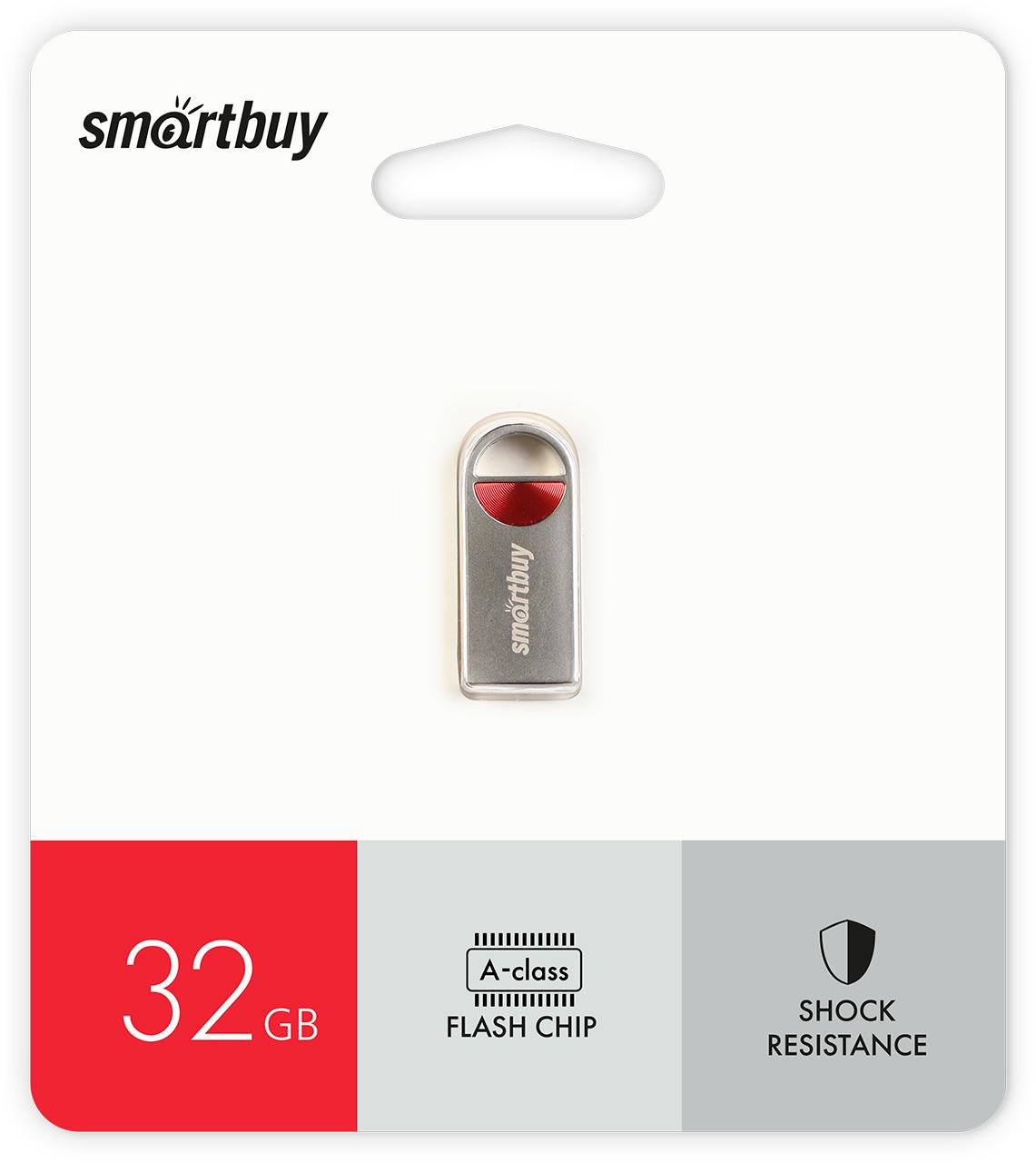 Изображение USB flash SmartBuy MC8,(USB 2.0/32 Гб)-серебристый (SB032GBMC8)