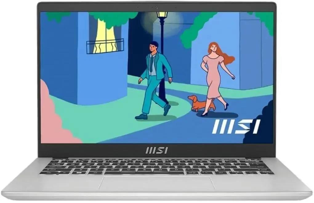 Изображение Ноутбук MSI Modern 14 C12M-240XRU (Intel 1235U 1300 МГц/ SSD 512 ГБ  /RAM 8 ГБ/ 14" 1920x1080/VGA встроенная/ DOS) (9S7-14J111-240)