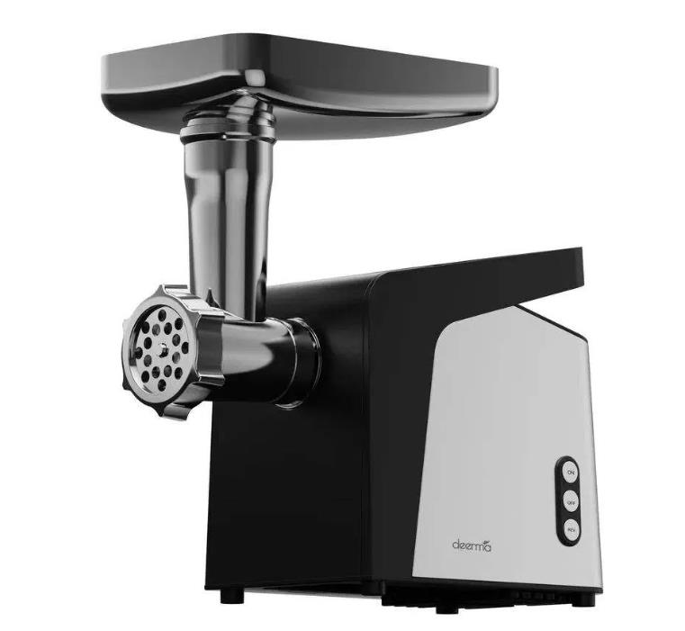 Изображение Мясорубка Deerma Grinder DEM-JR200W (1400 Вт /1,5 кг/мин/серебристый)