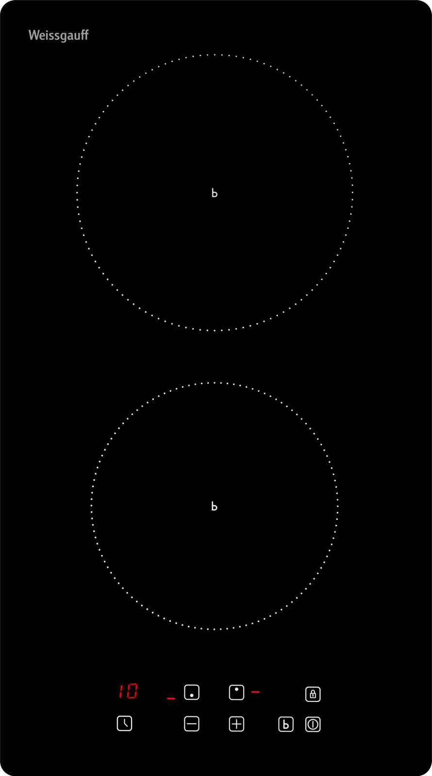 Изображение Варочная панель Weissgauff HI 32 BA (черный)