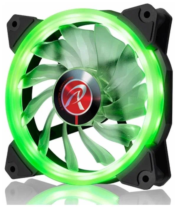 Изображение Вентилятор Raijintek IRIS 12 GREEN 0R400042 (1800 об/мин , 120x120x25 мм,4-pin PWM)