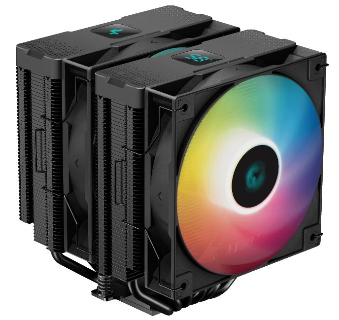 Изображение Кулер для процессора Deepcool AG620 DIGITAL BK ARGB (AM4, LGA1150/1151/1155/S1156, LGA 1200, LGA 1700, AM5)2 шт