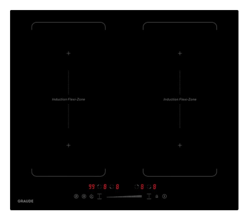 Изображение Варочная панель GRAUDE IK 60.2 B (черный)