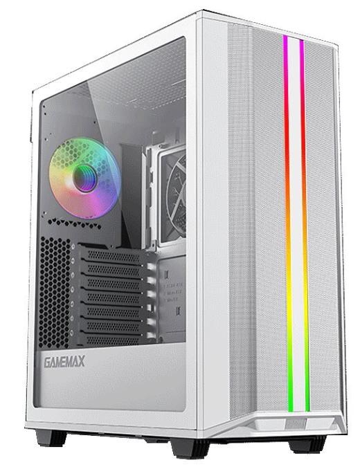 Изображение Корпус GameMax T808 Precision COC White (mATX, ATX, Mini-ITX, EATX, белый, без БП)/(Precision COC White T808)