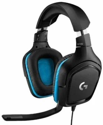 Изображение Bluetooth-гарнитура/наушники Logitech G432  (черный)