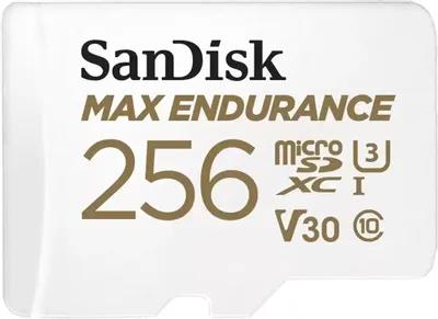 Изображение Карта памяти SanDisk MicroSDXC Max Endurance Class 10 256 Гб адаптер на SD SDSQQVR-256G-GN6IA