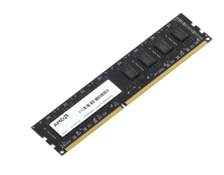 Изображение Оперативная память 8 GB DDR3 AMD R338G1339U2S-U (10600 МБ/с, 1333 МГц, CL9)