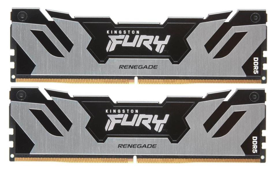 Изображение Оперативная память 2x16 GB DDR5 Kingston Fury Renegade Silver (57600 МБ/с, 7200 МГц, CL38)