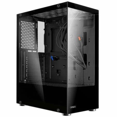 Изображение Корпус Ginzzu CL100 (ATX, micro-ATX, черный, без БП)/(CL100)