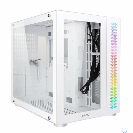 Изображение Корпус Ginzzu V560 (ATX, Mini-ITX, micro-ATX, белый, без БП)/(V560)