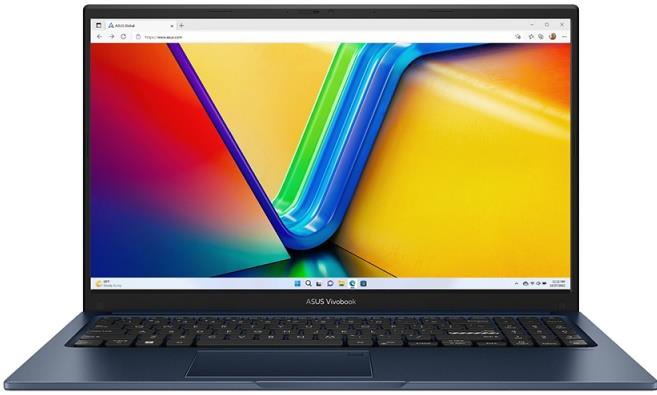 Изображение Ноутбук Asus Vivobook 15 X1504ZA-BQ1416 (Intel 1235U 1300 МГц/ SSD 512 ГБ  /RAM 8 ГБ/ 15.6" 1920x1080/VGA встроенная/ DOS) (90NB1021-M02280)