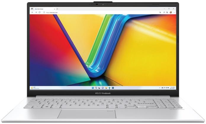 Изображение Ноутбук Asus Vivobook Go 15 E1504FA-BQ154W (AMD 7320U 2400 МГц/ SSD 256 ГБ  /RAM 8 ГБ/ 15.6" 1920x1080/VGA встроенная/ Windows 11 Home) (90NB0ZR1-M00A40)