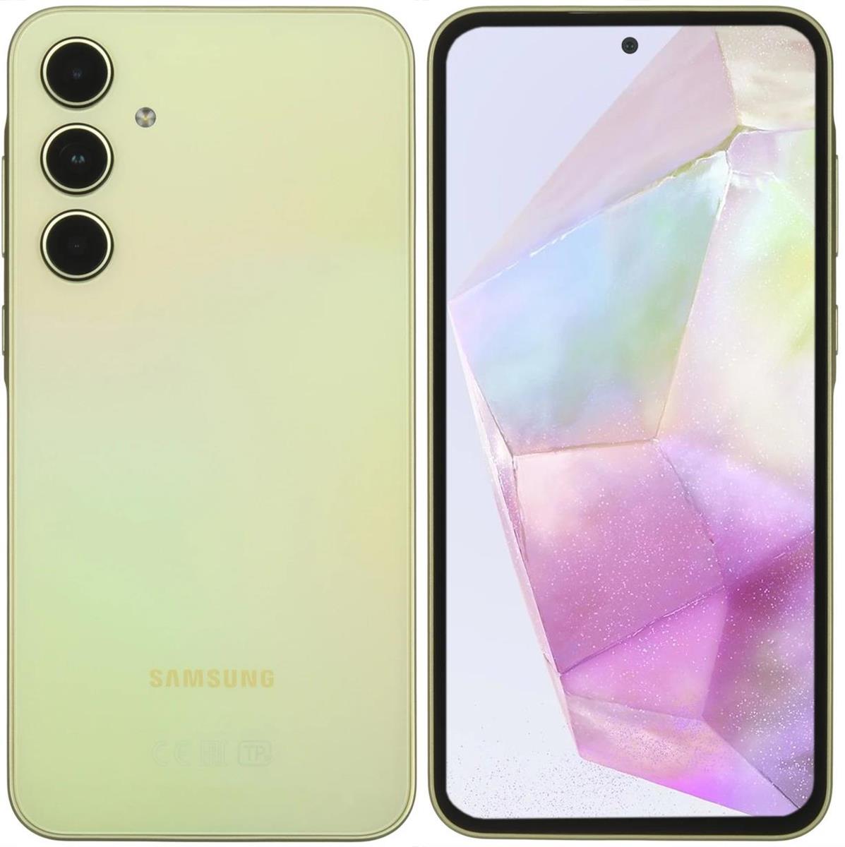 Изображение Смартфон Samsung Galaxy A35 5G (128 Гб/8 Гб) желтый