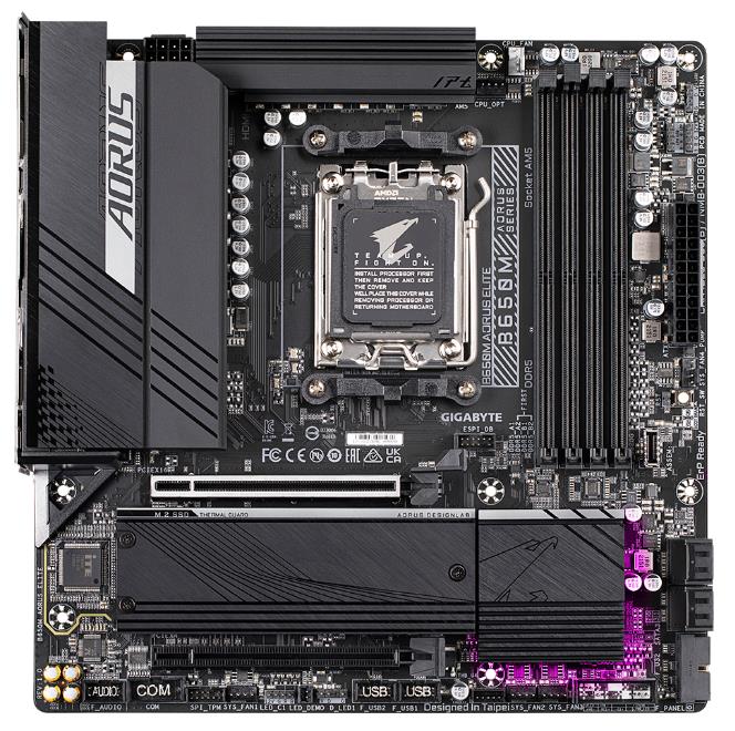 Изображение Материнская плата AM5 GIGABYTE B650M AORUS ELITE