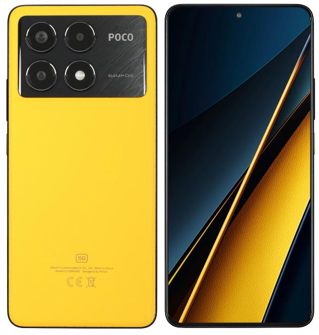 Изображение Смартфон Xiaomi POCO X6 Pro 5G (512 Гб/12 Гб) желтый