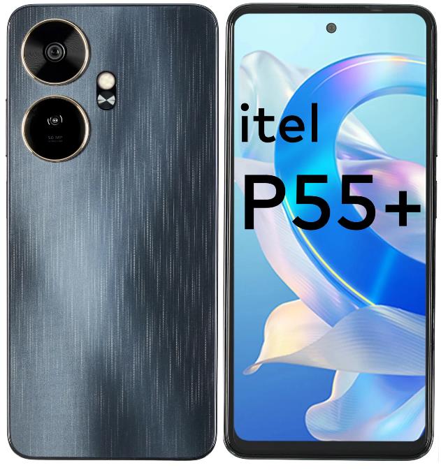 Изображение Смартфон Itel P55+ (256 Гб/8 Гб) черный