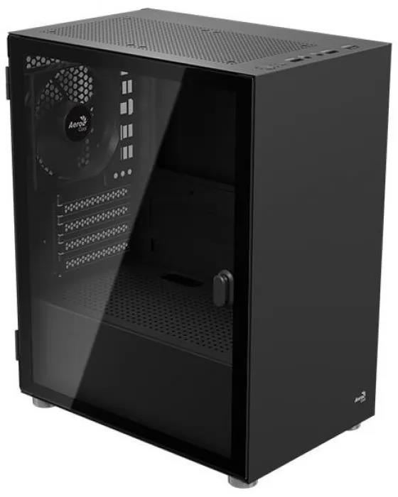 Изображение Корпус AeroCool CS-111-G-BK-v1 (mATX, Mini-ITX, черный, без БП)/(4711099476800)