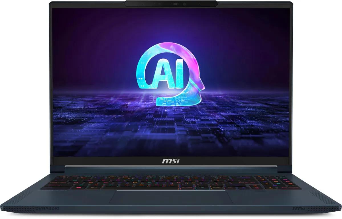 Изображение Ноутбук MSI Stealth 16 AI Studio A1VIG-062RU (Intel 185H 2300 МГц/ SSD 2048 ГБ  /RAM 32 ГБ/ 16" 3840x2400/VGA дискретная/ Windows 11 Home) (9S7-15F312-062)