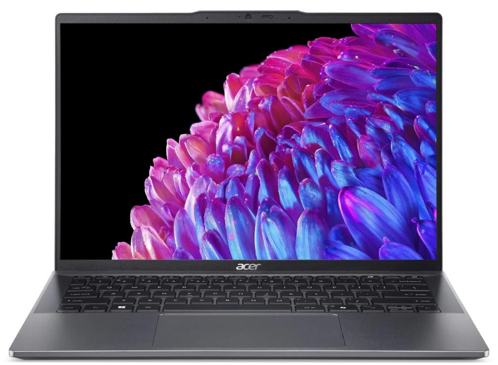 Изображение Ноутбук Acer Swift Go 14 SFG14-63-R8U9 (AMD 8645HS 4300 МГц/ SSD 1024 ГБ  /RAM 16 ГБ/ 14" 2880x1800/VGA встроенная/ Windows 11 Home) (NX.KTSCD.002)