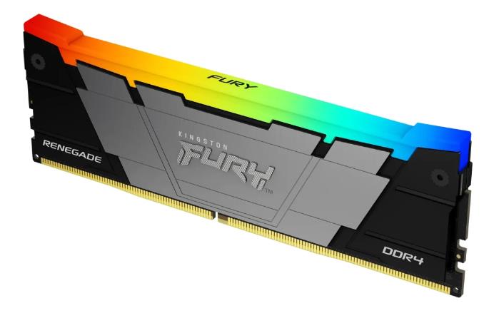 Изображение Оперативная память 8 GB DDR4 Kingston Fury Renegade RGB (28800 МБ/с, 3600 МГц, CL16)