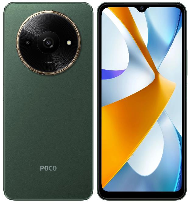 Изображение Смартфон Xiaomi Poco C61 (64 Гб/3 Гб) зеленый