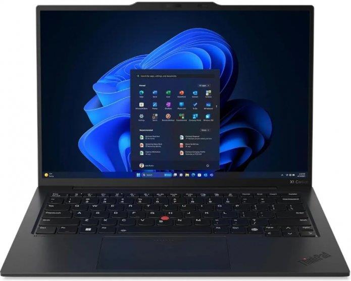 Изображение Ноутбук Lenovo ThinkPad X1 Carbon Gen 12 (Intel 155U 1700 МГц/ SSD 1024 ГБ  /RAM 32 ГБ/ 14" 2880x1800/VGA встроенная/ Windows 11 Pro) (21KDS3W900)