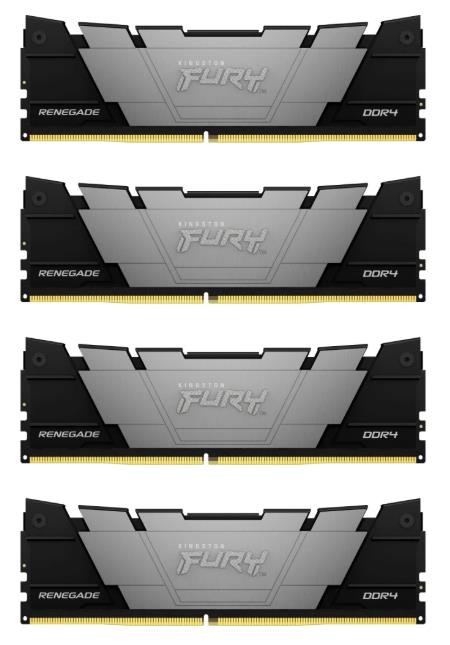 Изображение Оперативная память 4x16 GB DDR4 Kingston Fury Renegade (28800 МБ/с, 3600 МГц, CL16)