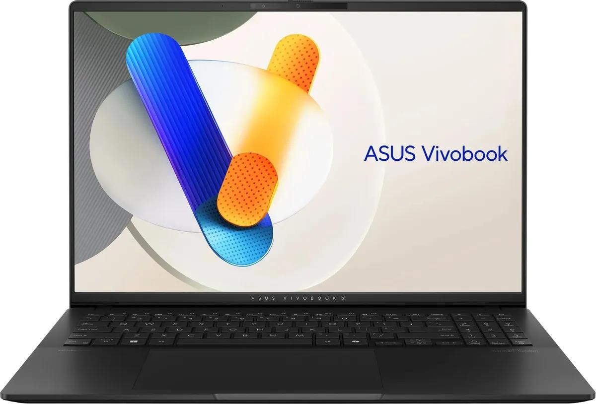 Изображение Ноутбук Asus Vivobook S 16 OLED M5606WA-MX047 (AMD 365 2000 МГц/ SSD 1024 ГБ  /RAM 24 ГБ/ 16" 3200х2000/VGA встроенная/ Без ОС) (90NB14B2-M007J0)