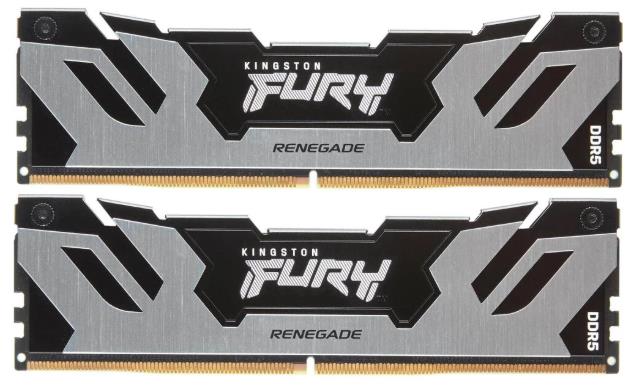 Изображение Оперативная память 2x24 GB DDR5 Kingston Fury Renegade Silver (57600 МБ/с, 7200 МГц, CL38)