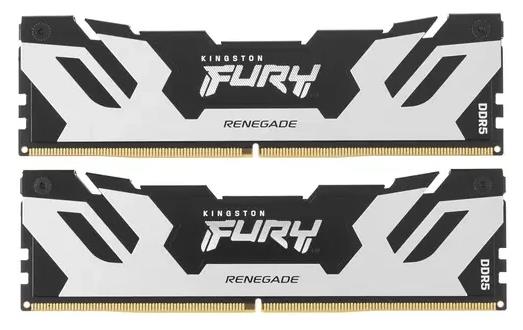 Изображение Оперативная память 2x16 GB DDR5 Kingston Fury Renegade Silver (64000 МБ/с, 8000 МГц, CL38)