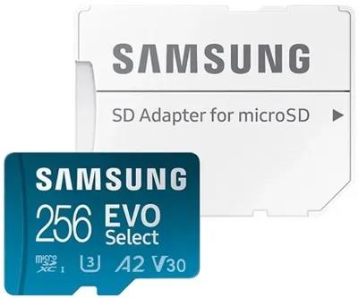 Изображение Карта памяти Samsung MicroSDXC EVO Select Class 10 256 Гб адаптер на SD MB-ME256KA/AM