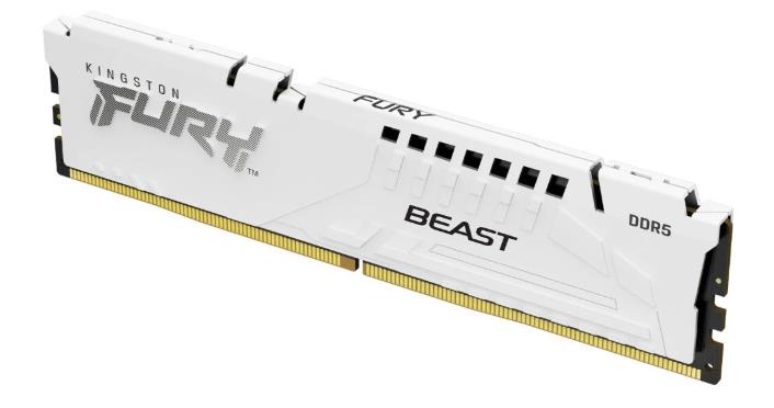 Изображение Оперативная память 16 GB DDR5 Kingston Fury Beast White (41600 Мб/с, 5200 МГц, CL36)