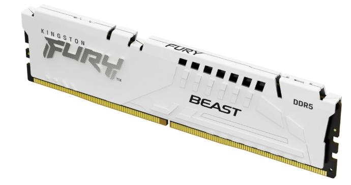 Изображение Оперативная память 16 GB DDR5 Kingston Fury Beast White (44800 Мб/с, 5600 МГц, CL36)