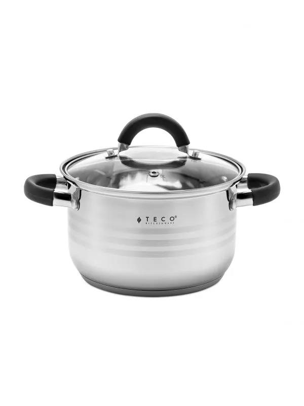 Изображение Кастрюля Teco TC-C2900-06B из нерж. стали 18 cm/2,9л (2,9 л )