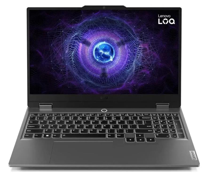 Изображение Ноутбук Lenovo LOQ 15IAX9 (Intel 12450HX 2400 МГц/ SSD 512 ГБ  /RAM 24 ГБ/ 15.6" 1920x1080/VGA дискретная/ Без ОС) (83GS00EKRK)