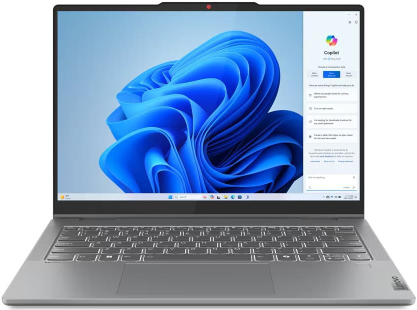 Изображение Ноутбук Lenovo IdeaPad 5 2-in-1 14AHP9 (AMD 8645HS 4300 МГц/ SSD 512 ГБ  /RAM 16 ГБ/ 14" 1920x1200/VGA встроенная/ Без ОС) (83DR005RRK)