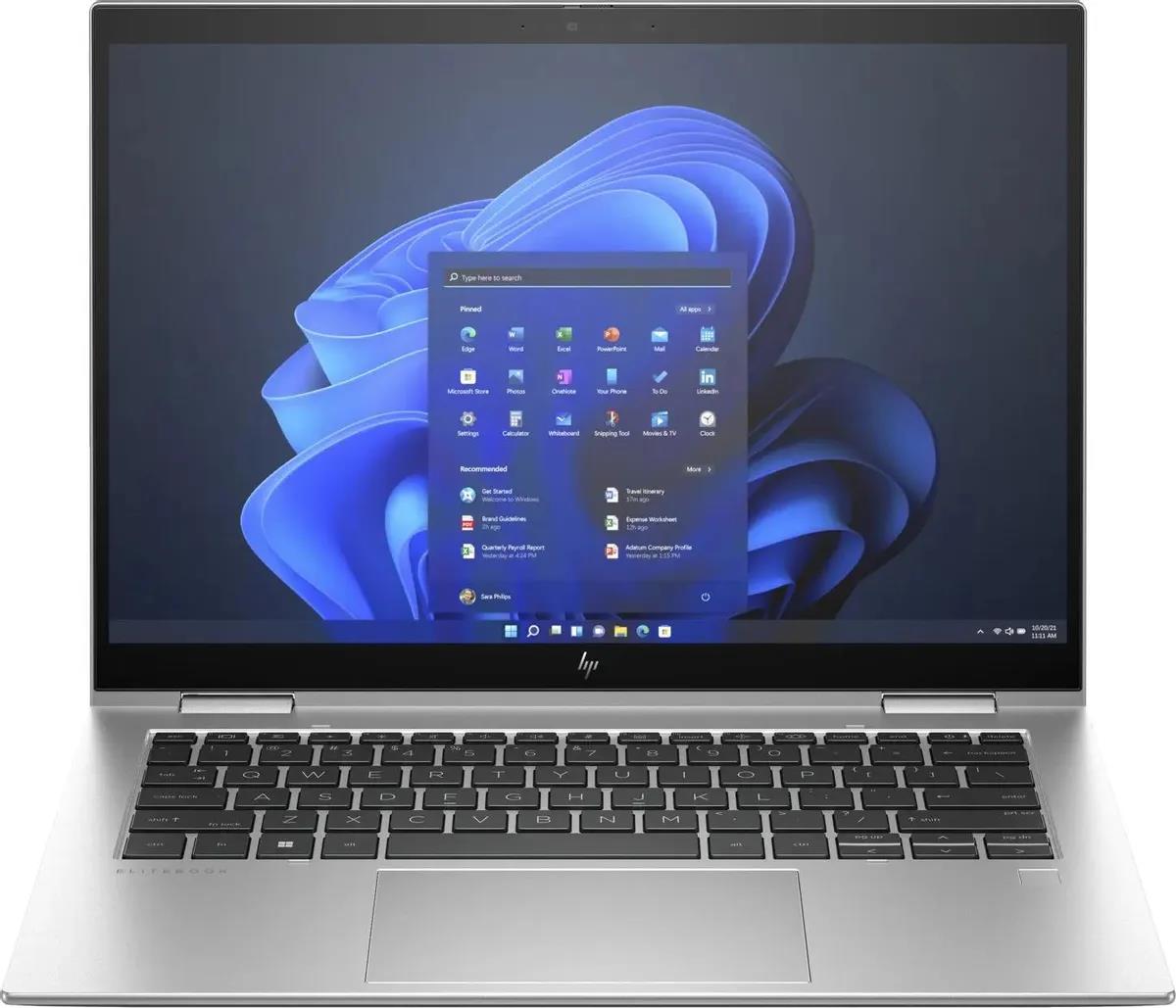 Изображение Ноутбук HP EliteBook x360 1040 G10 (Intel 1355U 1700 МГц/ SSD 512 ГБ  /RAM 16 ГБ/ 14" 1920x1200/VGA встроенная/ Windows 11 Pro) (9M491AT)