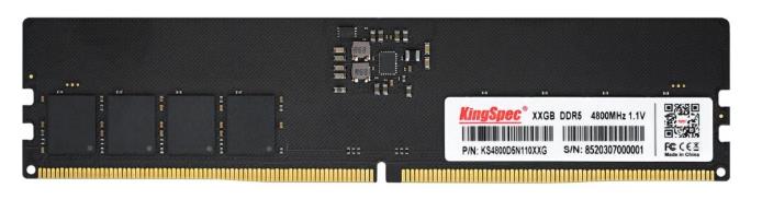 Изображение Оперативная память 8 GB DDR5 KingSpec KS4800D5N11008G (38400 Мб/с, 4800 МГц, CL40)