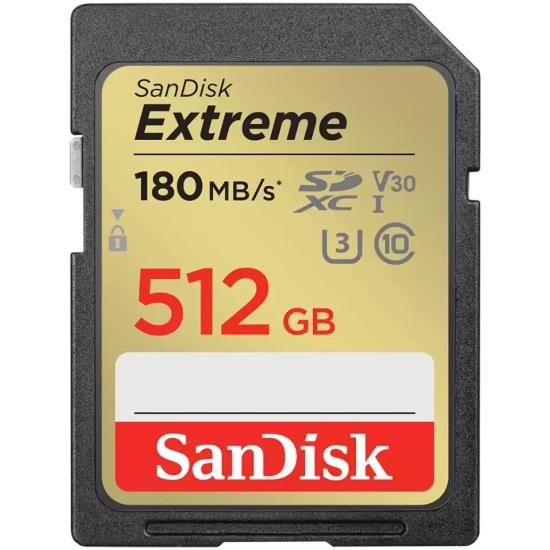 Изображение Карта памяти SanDisk SDXC Extreme Class 10 512 Гб  SDSDXVV-512G-GNCIN