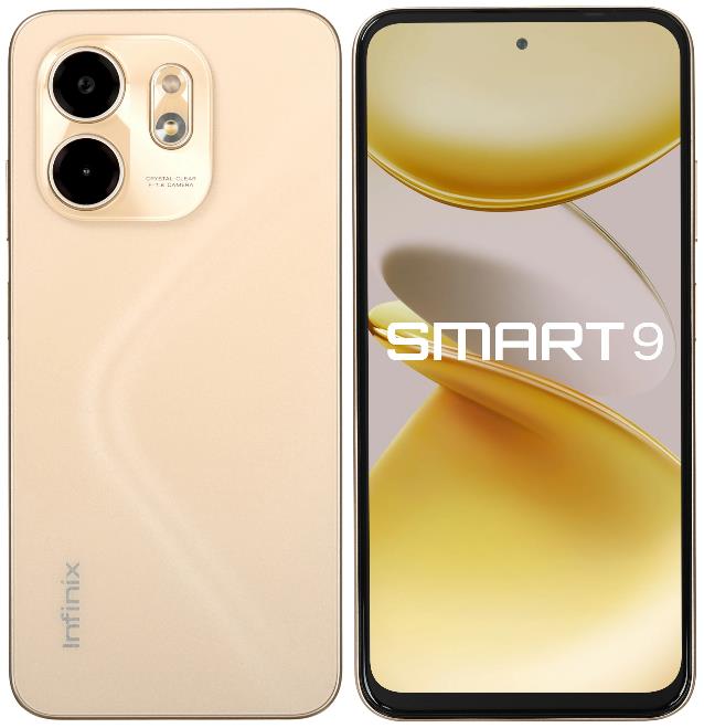 Изображение Смартфон Infinix Smart 9 (128 Гб/3 Гб) золотистый