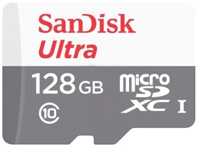 Изображение Карта памяти SanDisk MicroSDXC Ultra Class 10 128 Гб  SDSQUNR-128G-GN3MN