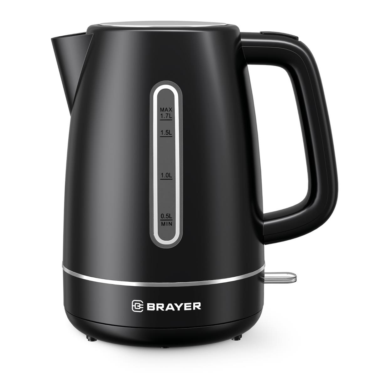 Изображение Электрический чайник Brayer BR6103BK (2200 Вт/1,7 л /пластик/черный)